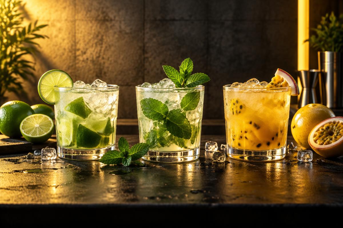 Exemplo de drinks da carta Tradicional