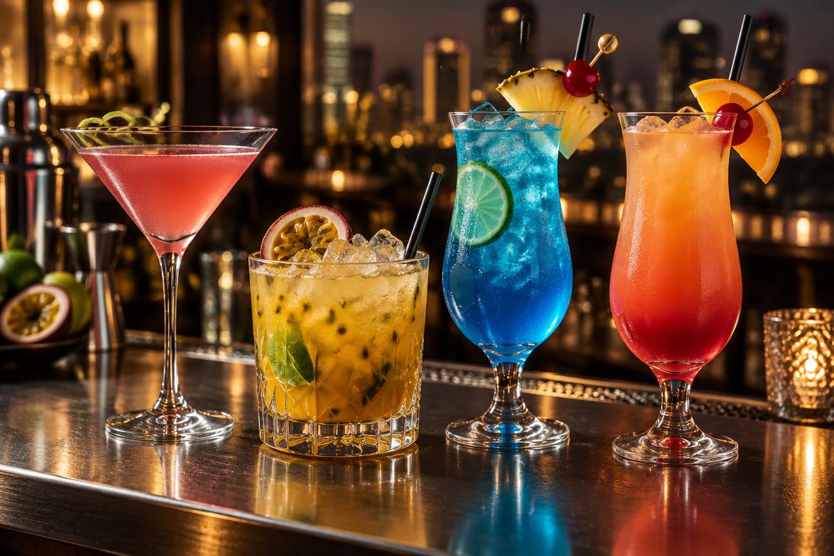 Exemplo de drinks da carta Signature